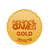 Sansbury's school games logo